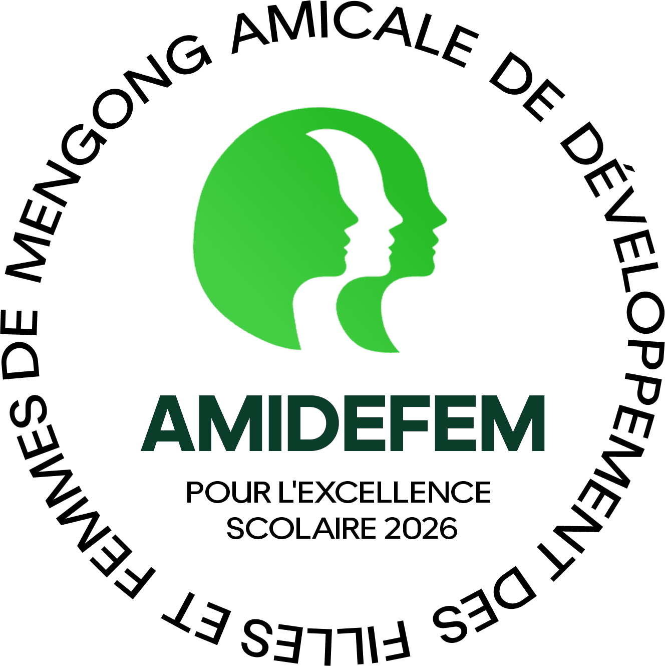 Badge AMIDEFEM — Pour l'excellence scolaire 2026